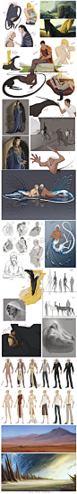 Character Sketchdump 5 by beastofoblivion on deviantART