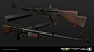 M1941 Johnson: CoD WW2, Alex Rodriguez : Weapon created for Call of Duty: WW2 for the launch of the game. 
Designer: Melvin Johnson  - Rifle - Manufacturer: Johnson Automatics, Inc

The M1941 Johnson Rifle is an American short-recoil operated semi-automat