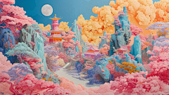 是小太阳🌈啊采集到【国风】背景+边框