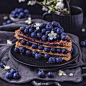 #昕美食# 关于蓝莓的一切，美食带来的视觉盛宴 ​​​​