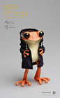 雨衣版本的时尚青蛙---酷图编号1083865