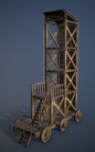 Siege Tower, Paul Drumdorf : ~ 9k polys