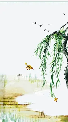 中国风清明节创意海报
