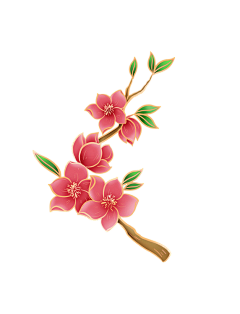 皛九采集到桃花素材