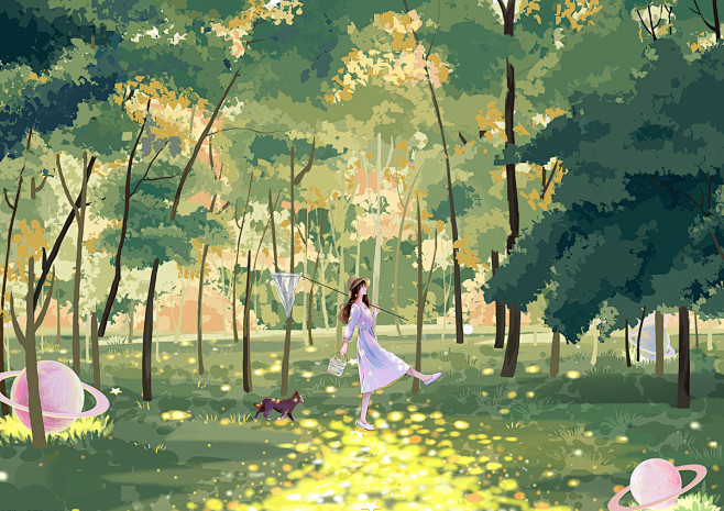 夏_藤~小石头__插画师作品_涂鸦王国g...