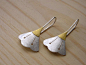 Earrings | Marta Sanchez Oms. Sterling silver, 24k gold.
