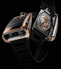 MB&F HM5 RT Watch Is The Horological Driving Machine In Gold   watch releases 