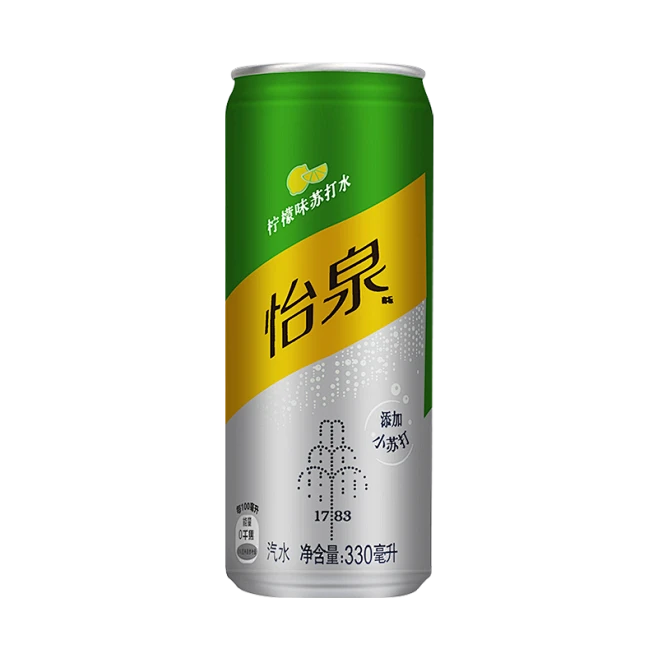 怡泉柠檬味苏打水330ml-花瓣网