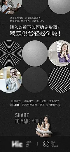代购转型商务宣传海报