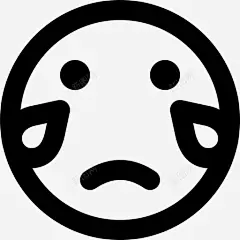 哭表情脸图标高清素材 哭 漂亮图标表情2md大纲 脸 表情 icon 标识 标志 UI图标 设计图片 免费下载 页面网页 平面电商 创意素材