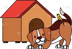 家庭,宠物商店,可爱的,狗屋,纯种犬,肖像,狗,哺乳纲,小的,动物