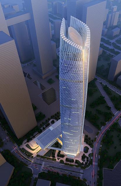 武汉中心|438米|88层|在建 - 3...