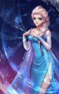 『冰雪奇缘』Frozen --Elsa同人美图 - {尛粨,兎。 - {尛粨,兎。