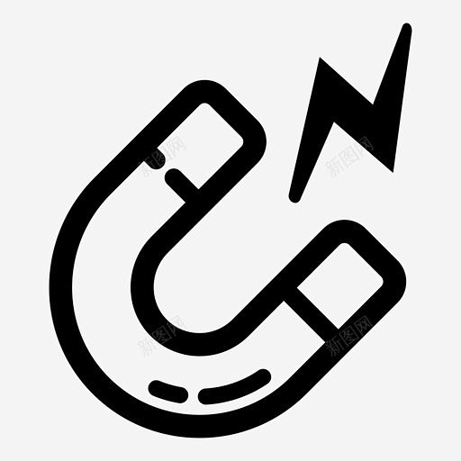 磁铁磁力物理图标 免费下载 页面网页 平面电商 创意素材