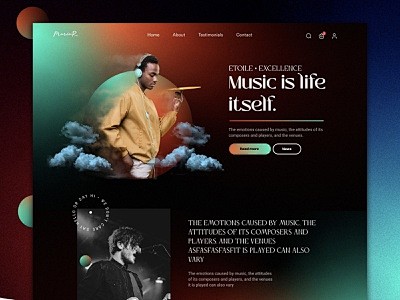 Music Landing Page