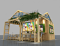 展厅展会展位展台党建美陈dp点舞台3D效果图设计Exhibition booth Exhibitionhall