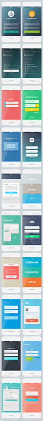 Beautiful Examples of Login Forms for Apps - Technology Conceptual