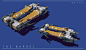 Space ships, Giby Joseph : Some space ships done for david s online hard surface class. cheerios