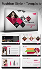 Fashion Style Powerpoint Presentation Template on Behance