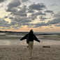 Photo by @whoyuu on December 30, 2022. May be an image of 1 person, standing, ocean, sky and beach.