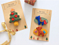 圣诞节儿童礼物 发卡手工DIY 韩国原产