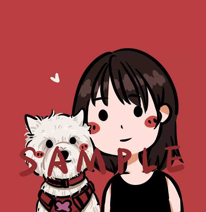 Q萌插画情头
