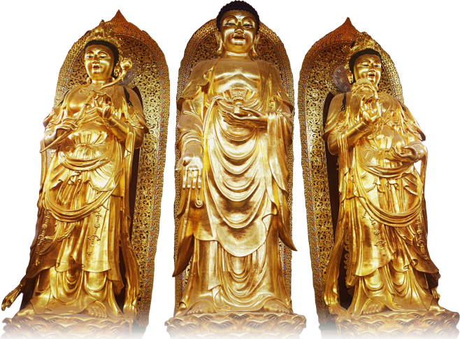 大雄禅寺西方三圣