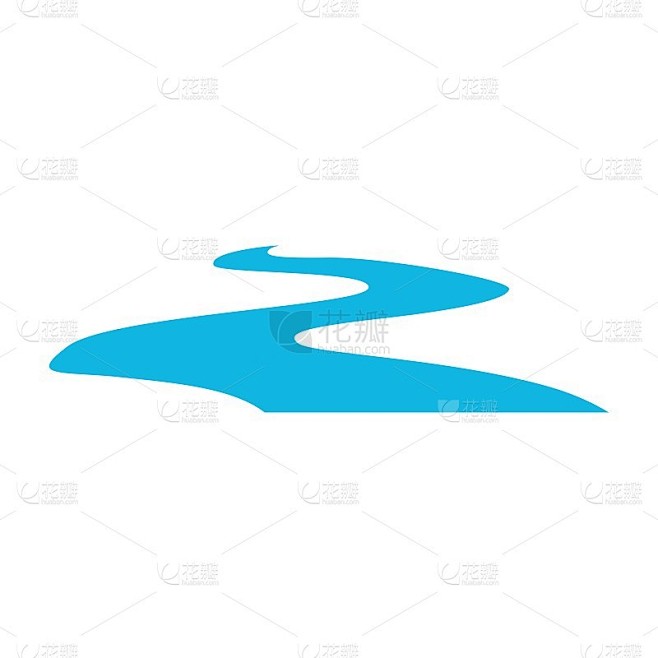 河流小溪矢量图标插图图片_山川河流图片图片素材-花瓣网