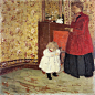 法国画家爱德华·维亚尔(Edouard Vuillard)油画作品