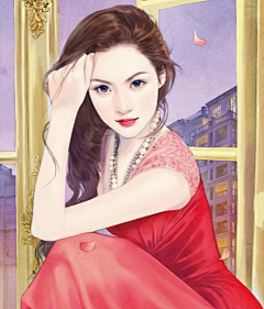 画家孙天骄采集到现代美女