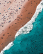 无人机视图 海洋 夏季 鸟瞰图 从上面 假期 风景摄影图片图片壁纸