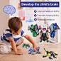 Amazon.com: Bogeer [ New Pack ] Transform Robot Kids Toys, 4 Pcs Mini Robot Toys, Transformation Alloys Robot, Double Morphological Transformations Robot Toys for Kids Children 3+ Years: Toys & Games