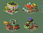 Township : Some of the work for mobile free-to-play game 'Township' by Playrix