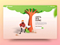 Sign Up Animation interaction animation motion tree vietnam landing page environment footer form ui web