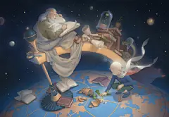 对我来说，小王子是一面镜子，映照出我们这些所谓大人的模样。 ​​​​