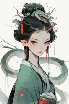 画画的叶子Y采集到审美
