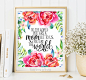 Mothers day gift print wall art decor gift for mom printable mother's day quote printable mom wall art gifts typographic home decor 3-119