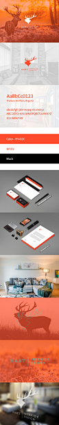 Hart - Interior Design : Logo and brand identity creation for Hart Interior Design, a interior design office.