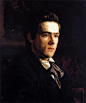 托马斯·伊肯斯（Thomas Eakins）人物油画作品(7)