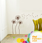 Dandelion £29.99 : [ Free UK Delivery ]These Dandelion wall stickers are a beautiful addition to the home or work environment, designed to fit in any space. The seeds come individually so you can place them wherever you like on the plant. Why not let your