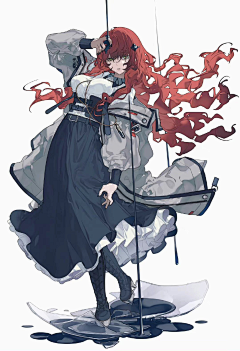 赤骑士与苍发姬采集到绘画参考（无癌）
