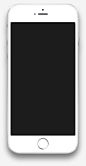 苹果6手机黑屏手机模型