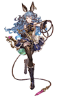 Granblue Fantasy Versus的轮渡角色艺术