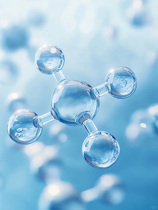 透明水分子
