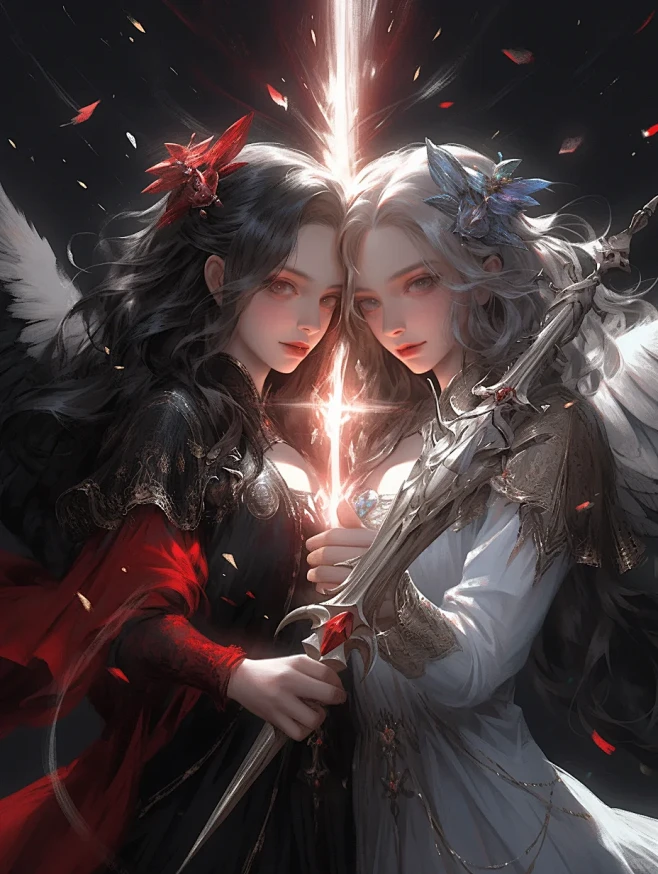 天使与恶魔的相遇-花瓣网