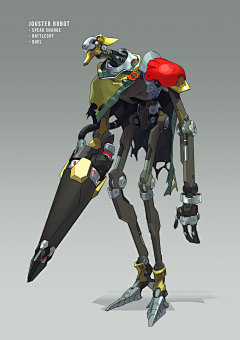 MMMMONK采集到【设计】机械科幻角色/人形机甲