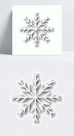 一片白色雪花|雪花,白色,手绘,阴影,矢量图,装饰,&nbsp;png装饰,&nbsp;png图形,花纹,装饰元素