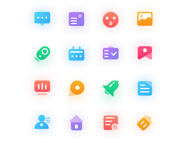 A set of icons desig...