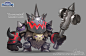 Skylanders Imaginators Doomlander Bazooka Class : This is one of the Doomlander Boss Concepts I designed for Skylanders Imaginators.  Each Doomlander has a different weapon class.  This is the Bazooka Class Doomlander.  The fun part...