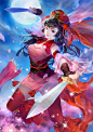 孙尚香新娘妆, hu mengyin : 三国杀ol花好月圆皮肤